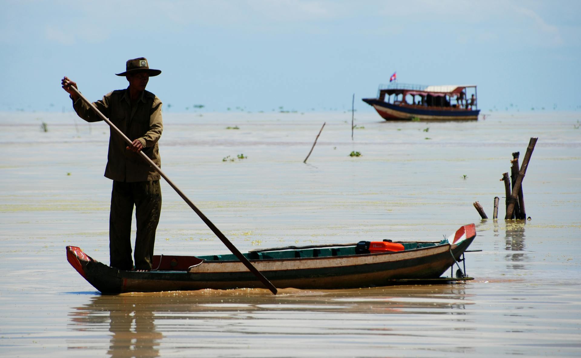 Capture the serene beauty of Kampong Cham’s natural landscapes